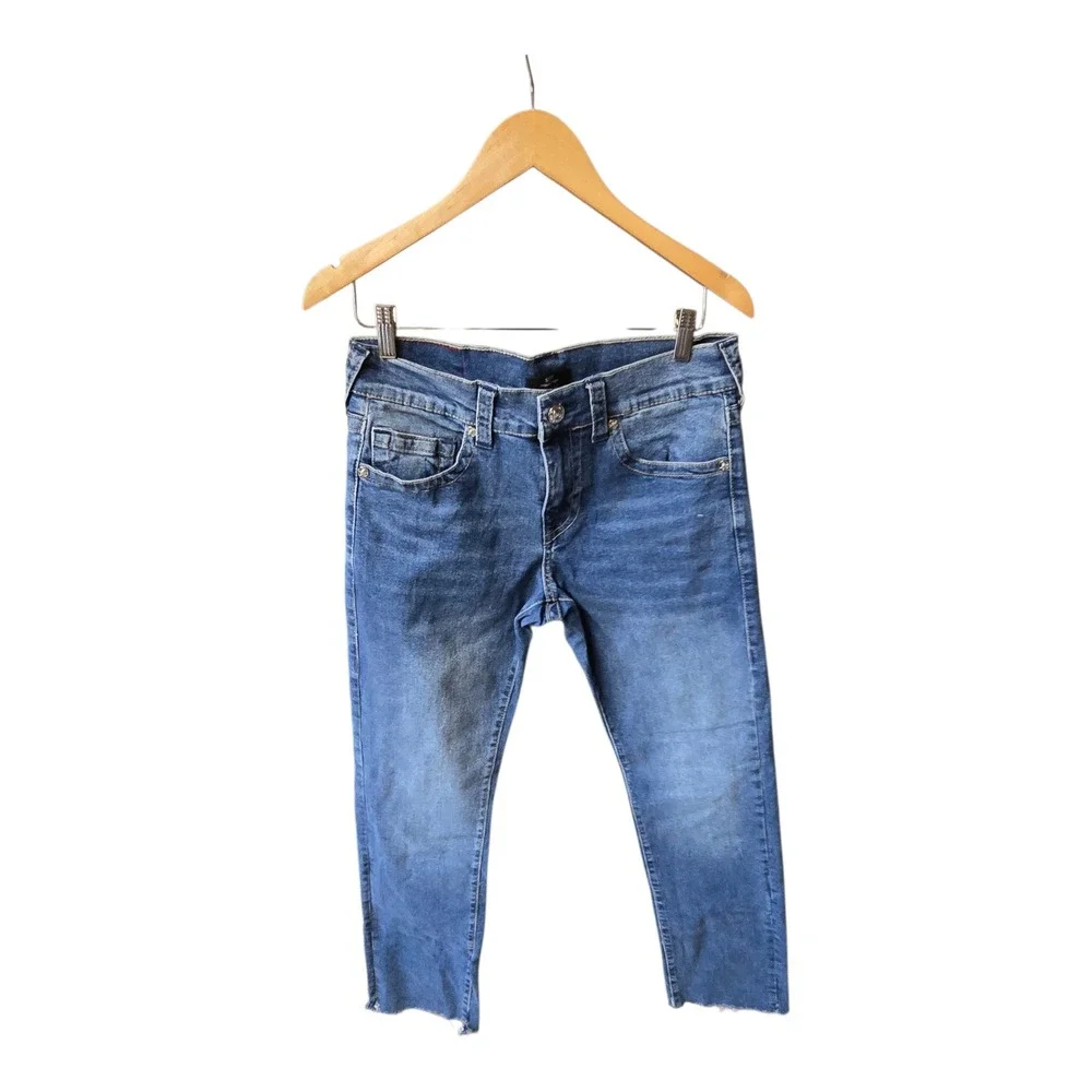 True Religion Jeans Ricky‎ Relaxed Straight 30x30 Raw Hem